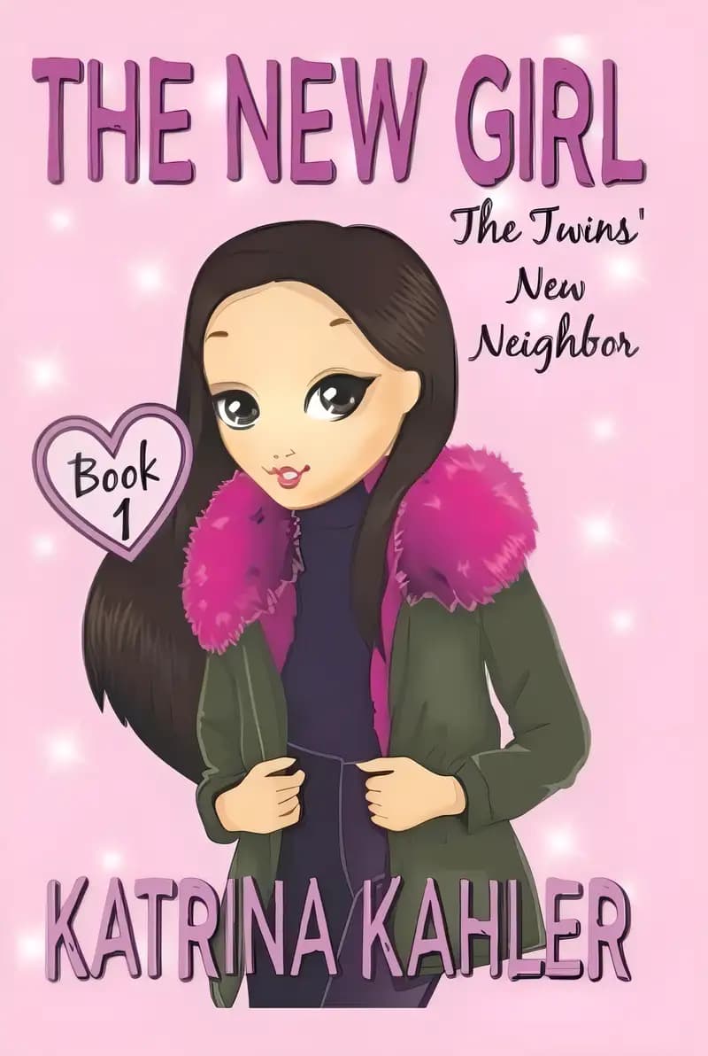 Book cover of 'The New Girl: Book 1 - The Twins' New Neighbor: Books for Girls'