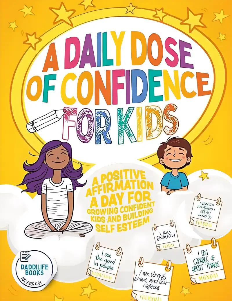 A Daily Dose of Confidence For Kids: A Positive Affirmation A Day For Growing Confident Kids and Building Self Esteem