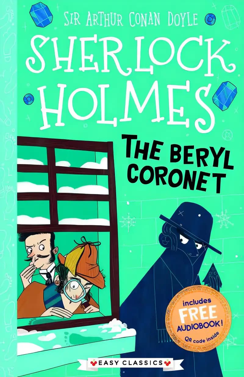 Book cover of 'Sherlock Holmes: The Beryl Coronet (Easy Classics): 3 (The Sherlock Holmes Children’s Collection: Creatures, Codes and Curious Cases (Easy Classics))'