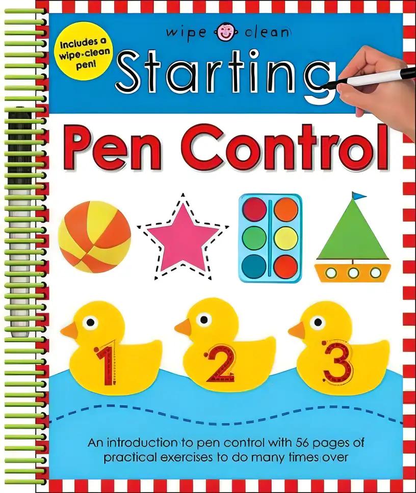 Starting Pen Control: (Wipe Clean Spirals)