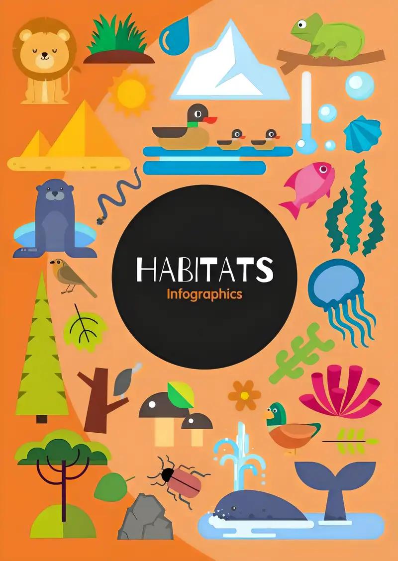 Habitats Infographics