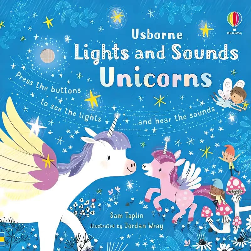 Book cover of 'Lights and Sounds: Unicorns'