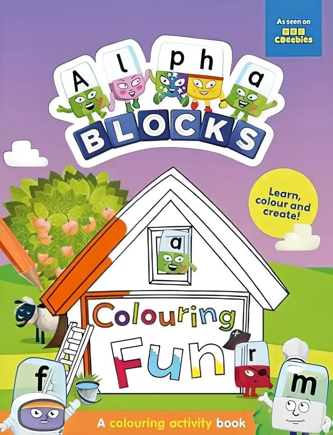 Alphablocks Colouring Fun: A Colouring Activity Book