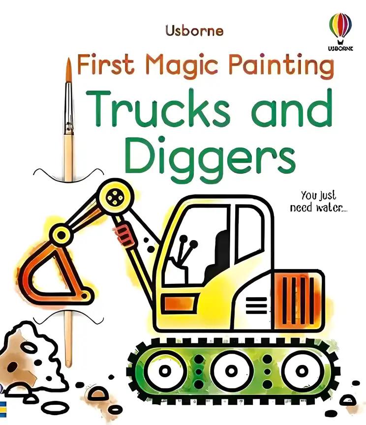 First Magic Painting Trucks and Diggers