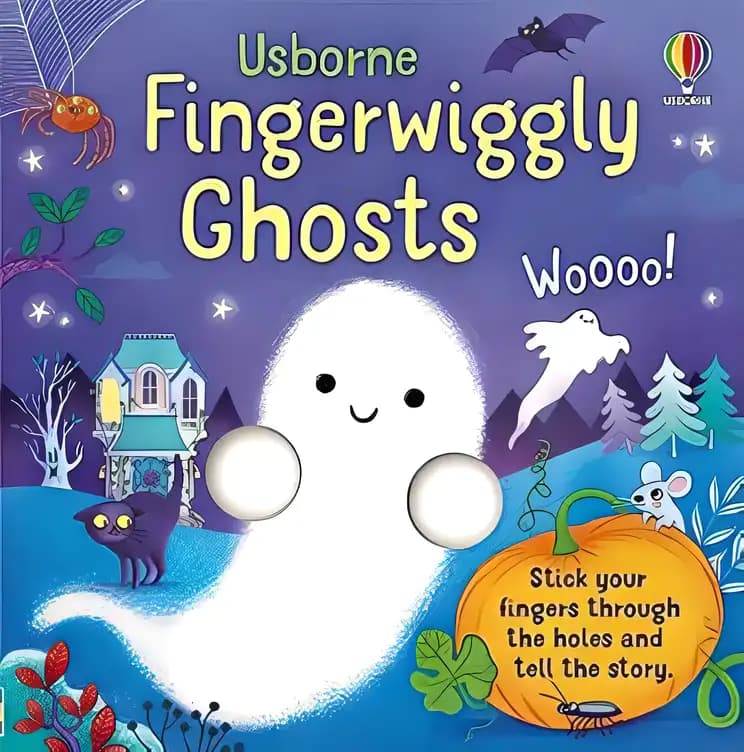 Book cover of 'Fingerwiggly Ghosts: (Fingerwiggles)'