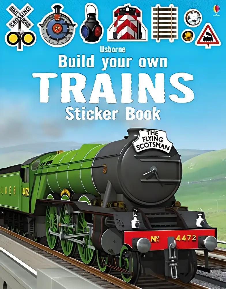 Build Your Own Trains Sticker Book