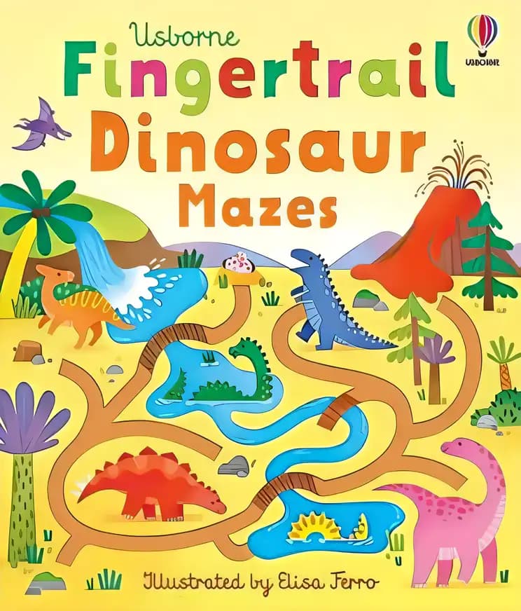 Fingertrail Dinosaur Mazes