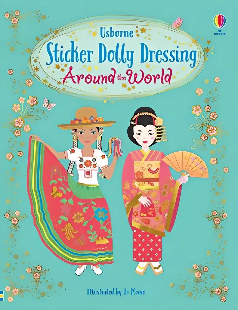 Sticker Dolly Dressing Around the World