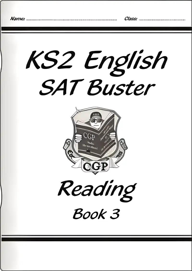 KS2 English SAT Buster Reading - Book 3