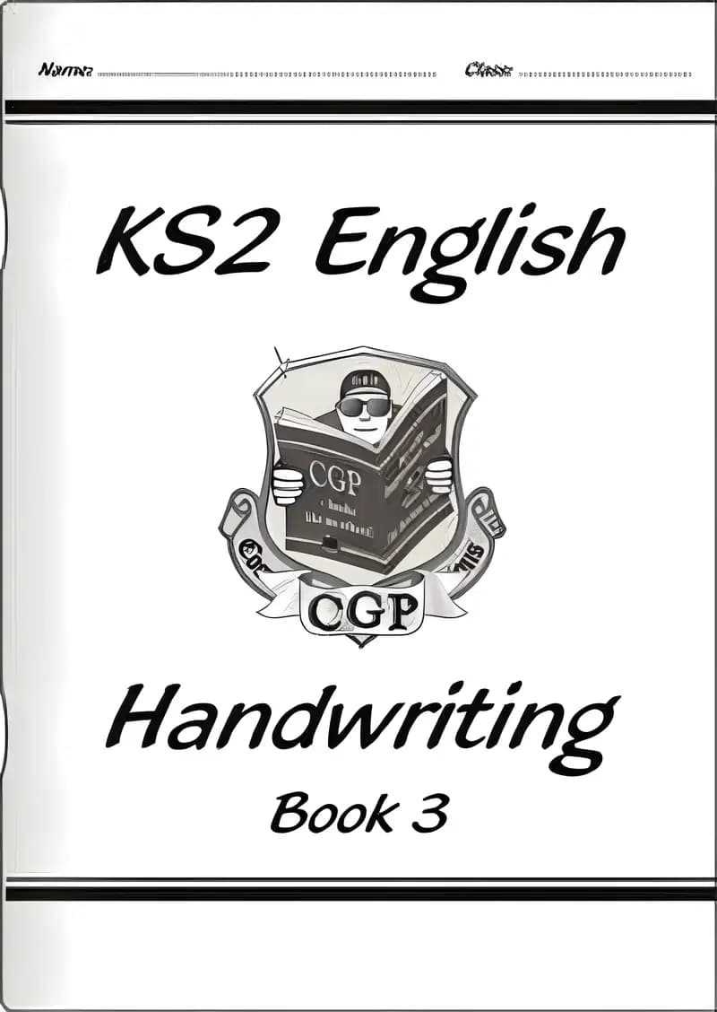 Book cover of 'KS2 English Handwriting - Book 3'