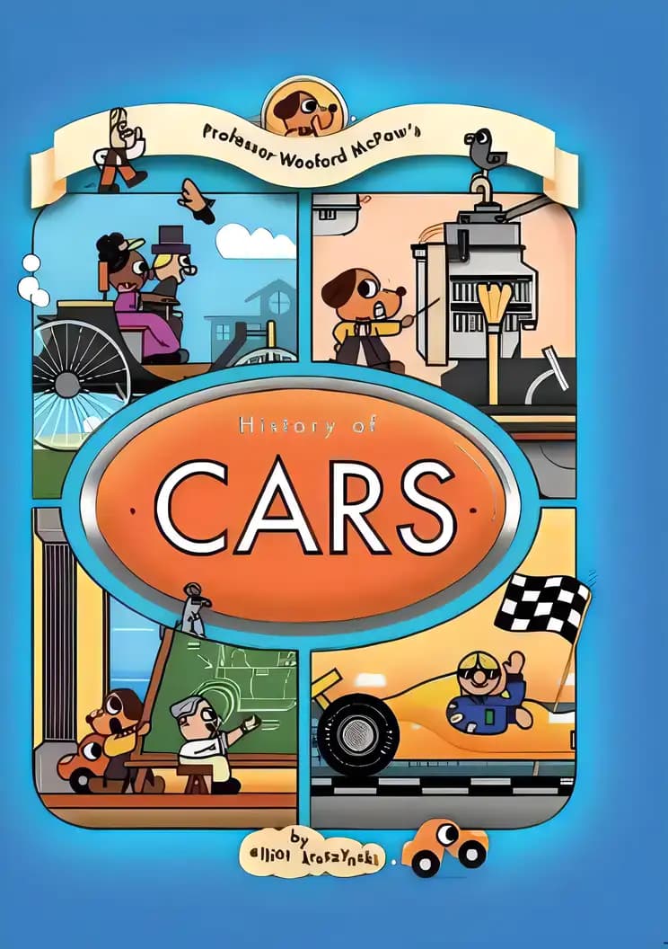 Book cover of 'Professor Wooford McPaw’s History of Cars (Professor Wooford McPaw’s History of Things)'