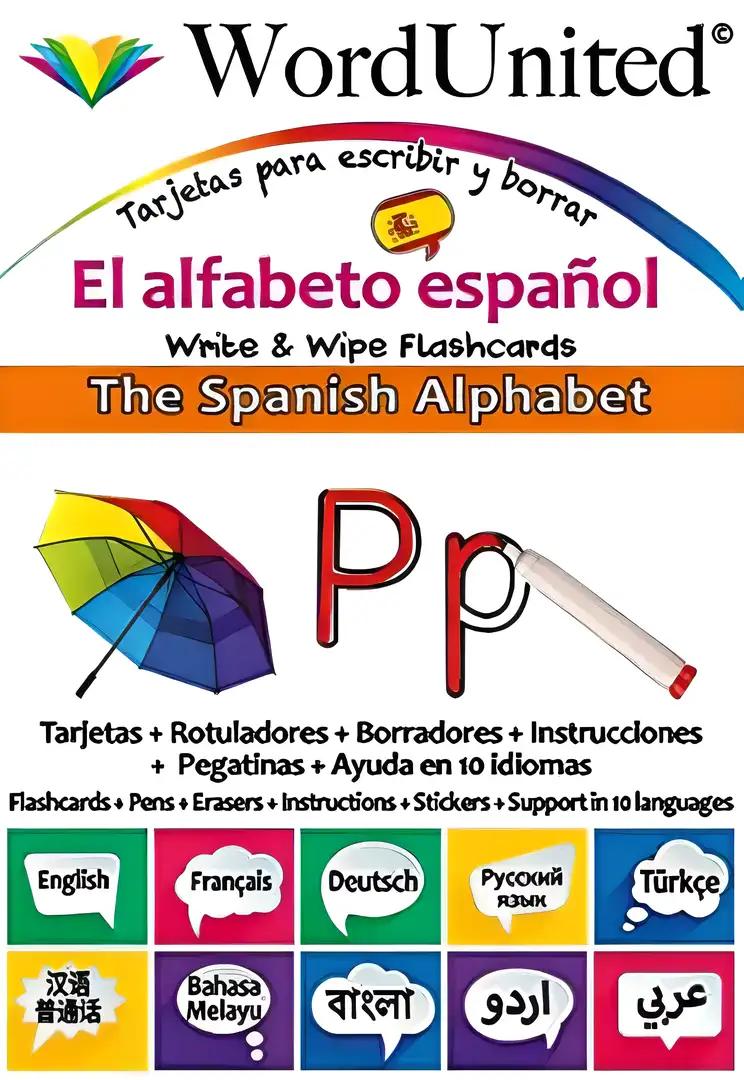 The Spanish Alphabet: Write & Wipe Flashcards