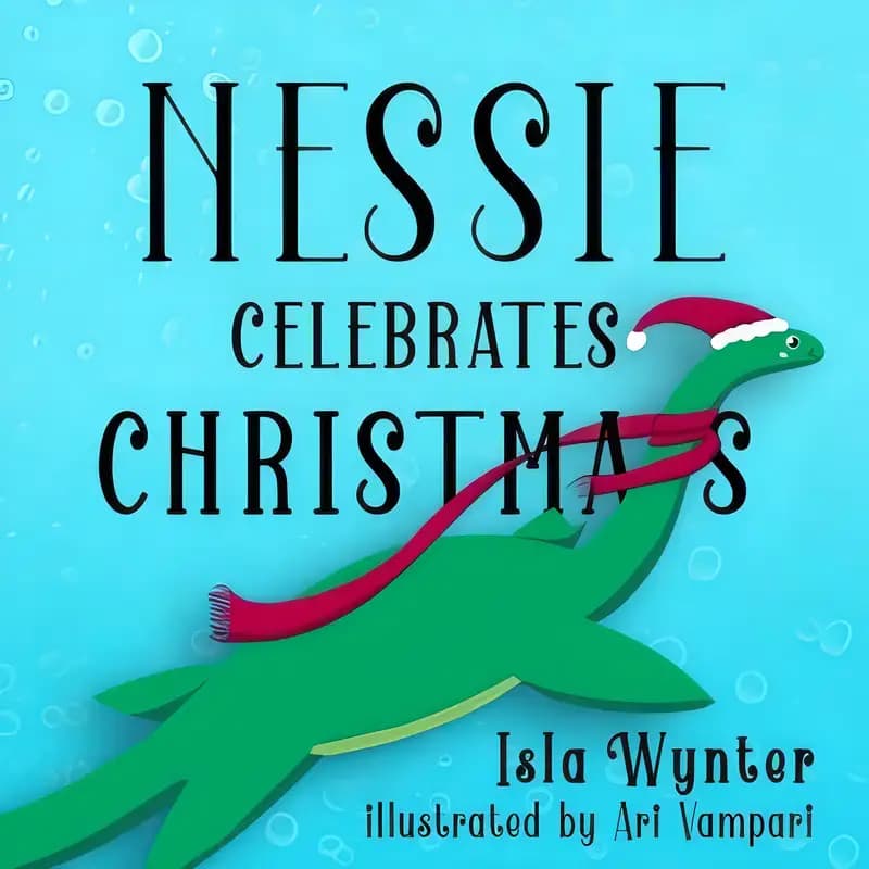 Book cover of 'Nessie Celebrates Christmas: A Picture Book (Nessie's Untold Tales)'