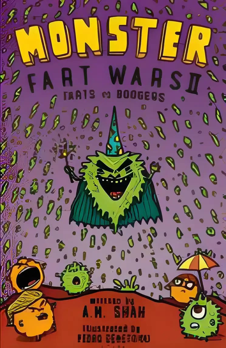 Book cover of 'Monster Fart Wars II: Farts vs. Boogers'