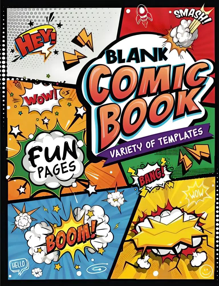 Blank Comic Book: Create Your Own Comic Adventures