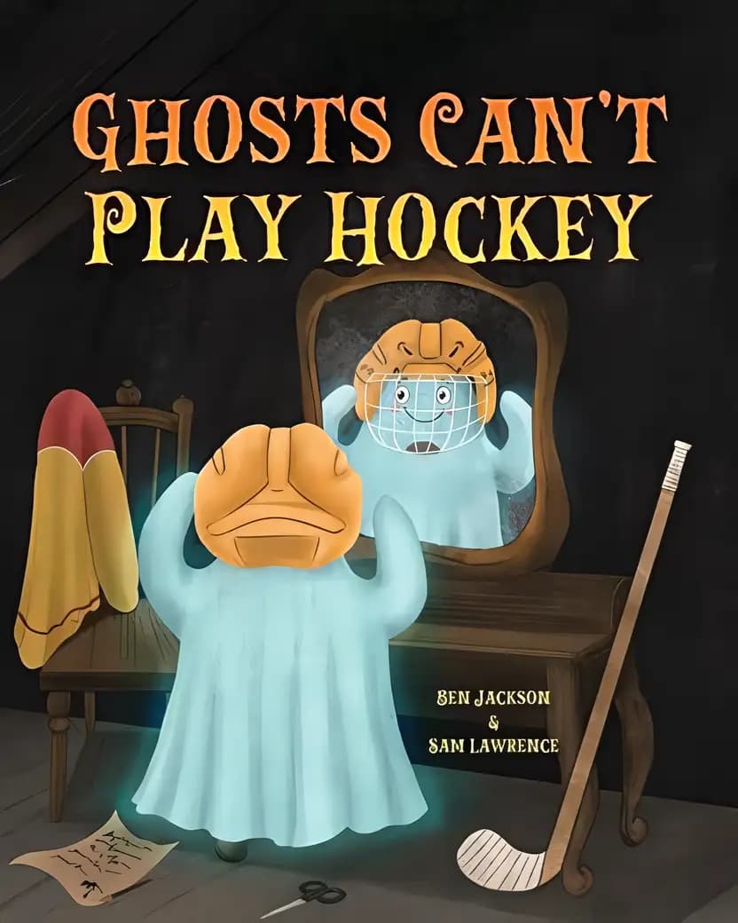 Book cover of 'Ghosts Can't Play Hockey'