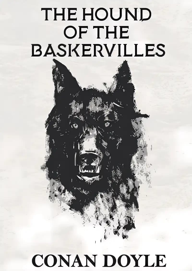 Book cover of 'The Hound of the Baskervilles: A Sherlock Holmes Mystery'