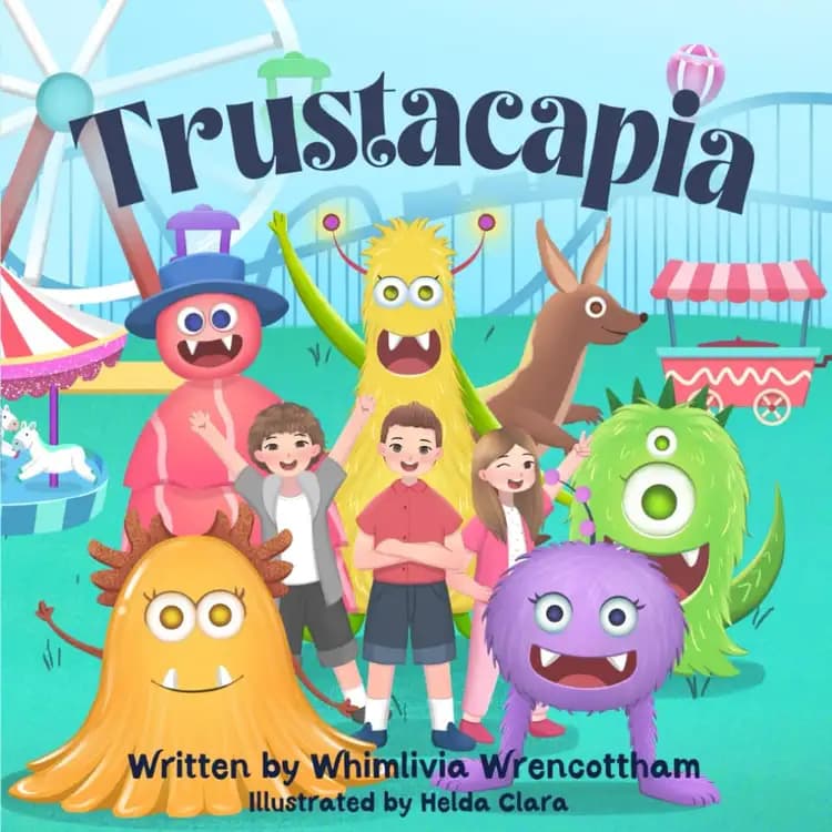 Book cover of 'Trustacapia: An Inspiring Story of Building Self-Confidence and Embracing Diversity'