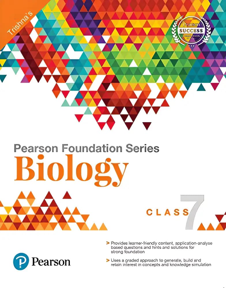 Book cover of 'Pearson Foundation Series Biology Class-7 [Paperback] Trishna Knowledge Systems'