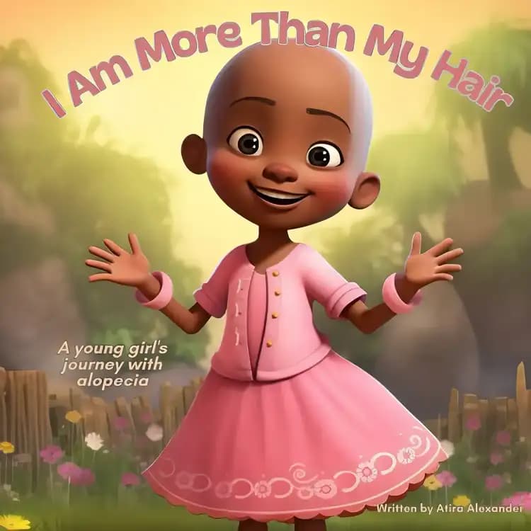 Book cover of 'I Am More Than My Hair: A Young Girl's Journey with Alopecia'