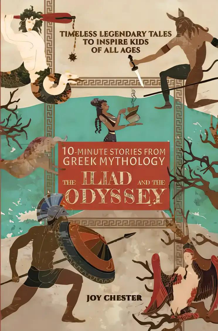 10-Minute Stories From Greek Mythology - The Iliad and The Odyssey: Timeless Legendary Tales To Inspire Kids Of All Ages