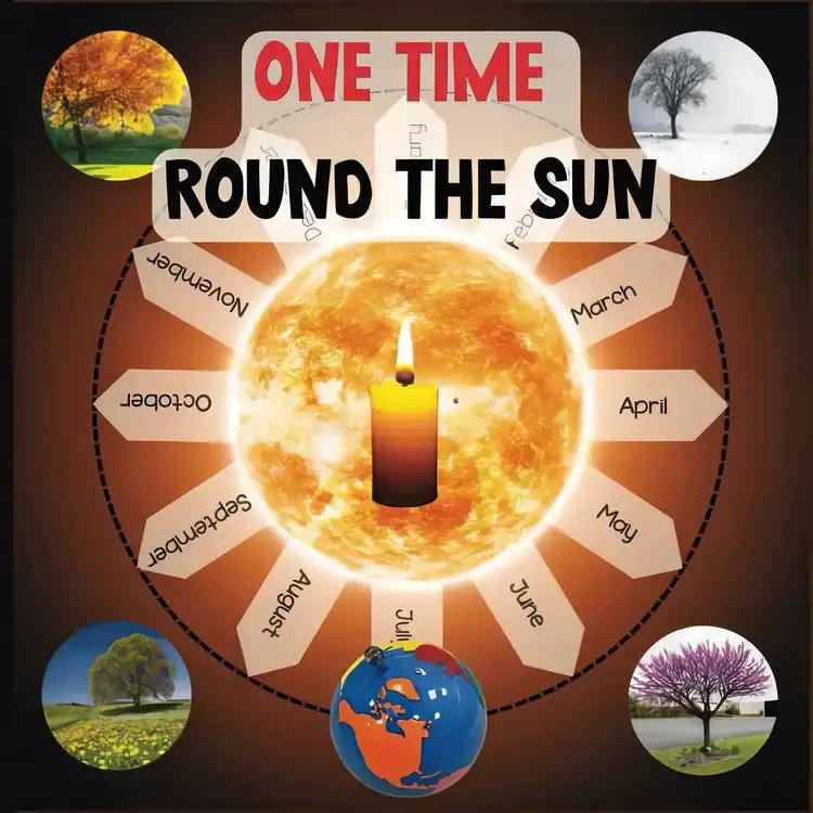 One Time Round the Sun: A Preschool Book About Time