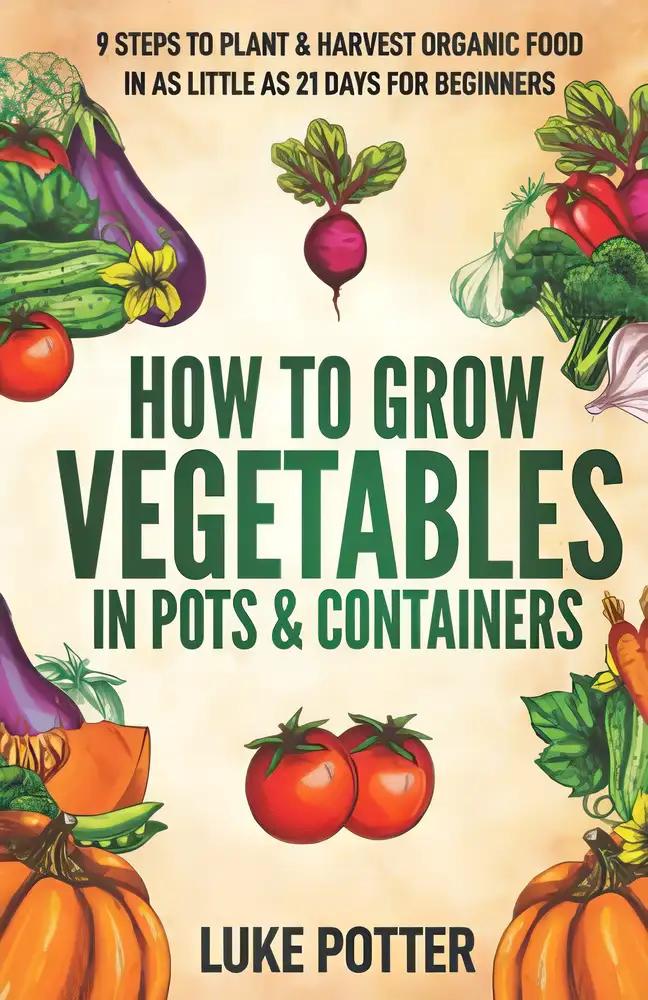 How to Grow Vegetables in Pots and Containers: 9 Steps to Plant & Harvest Organic Food in as Little as 21 Days for Beginners