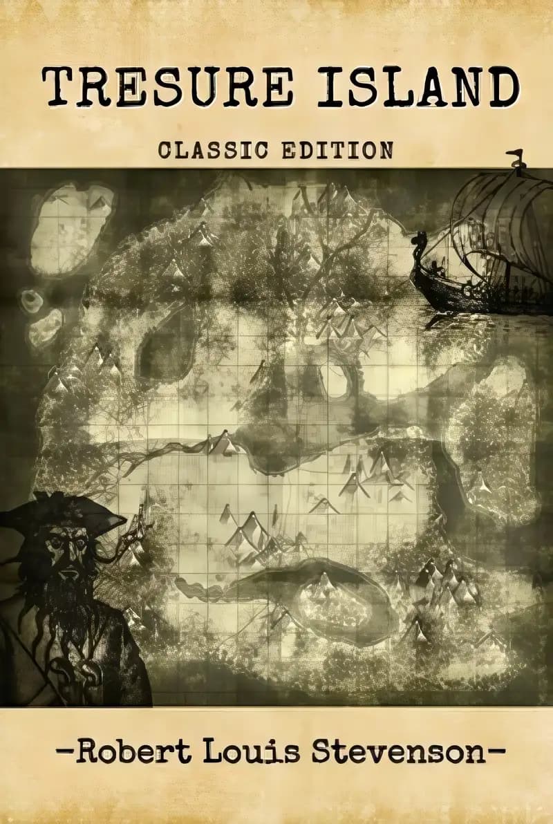 Book cover of 'Treasure Island: With Illustrated'