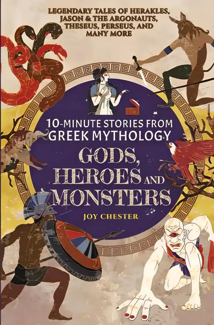 10-Minute Stories From Greek Mythology - Gods, Heroes, and Monsters: Legendary Tales of Herakles, Jason & the Argonauts, Theseus, Perseus, and many more