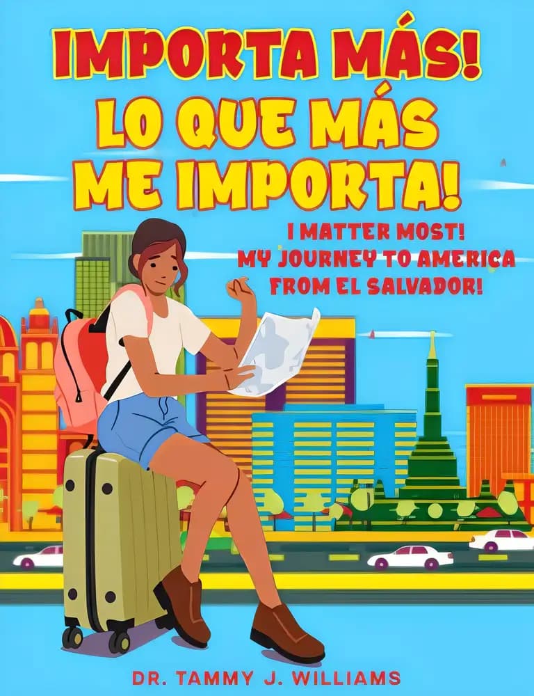 Book cover of 'I Matter Most! My Journey to America from El Salvador'