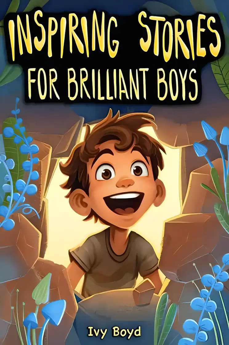 Book cover of 'Inspiring Stories for Brilliant Boys: A Motivational Book About Self-Confidence, Friendship and Courage for Young Readers'