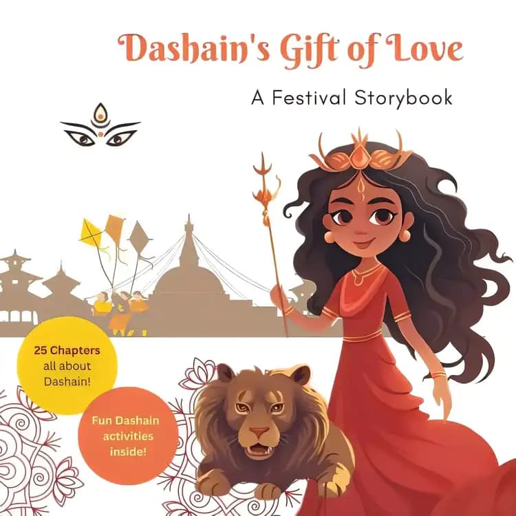 Book cover of 'Dashain's Gift of Love: A Festival Storybook'