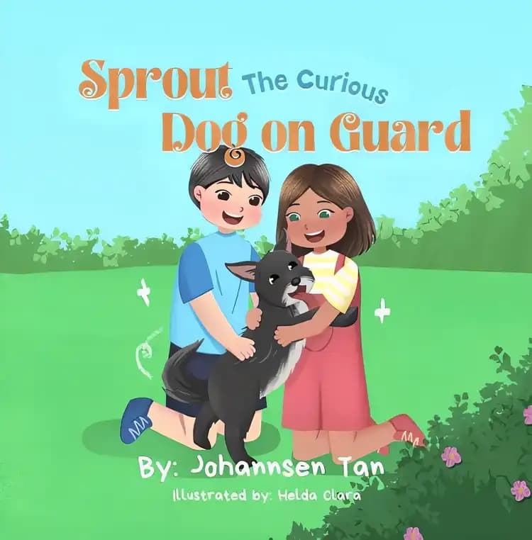 Book cover of 'Sprout: The Curious Dog on Guard'