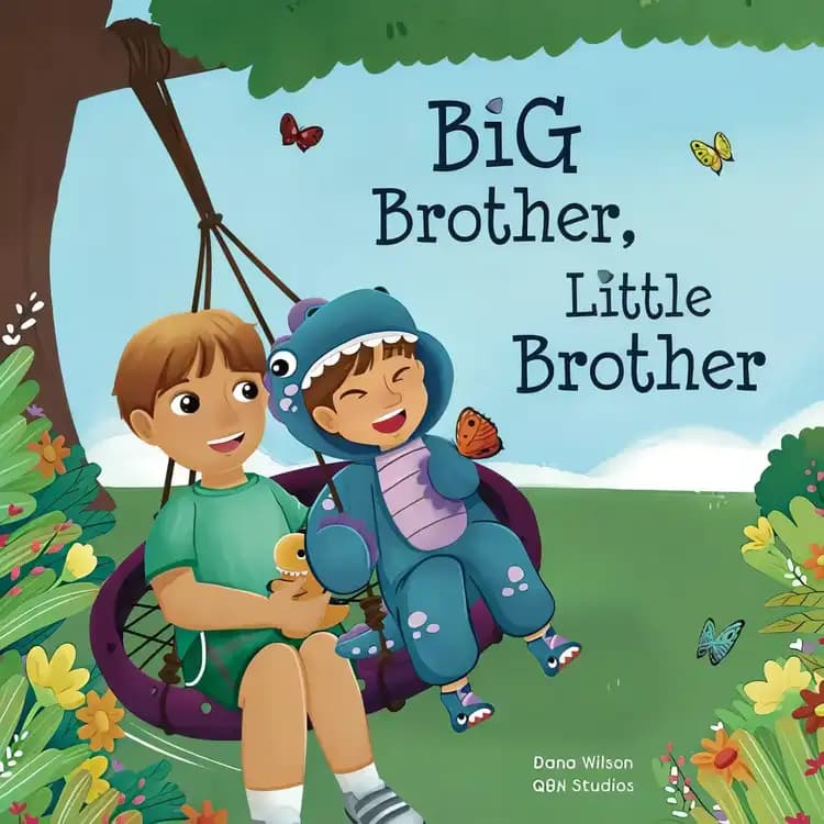 Book cover of 'Big Brother, Little Brother: A Sibling Connection Book'