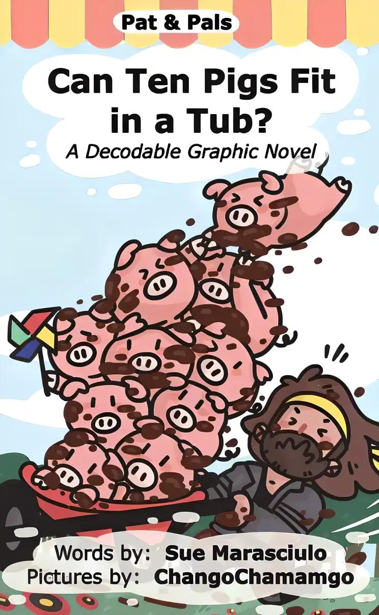 Can Ten Pigs Fit in a Tub?: A Decodable Graphic Novel