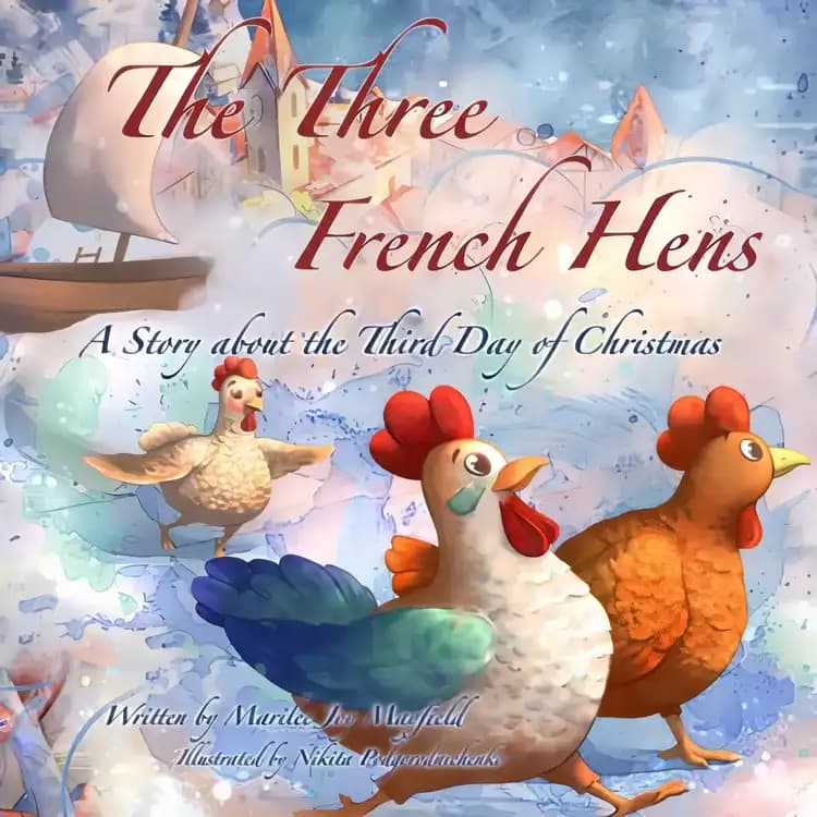 Book cover of 'The Three French Hens: A Story About the Third Day of Christmas'