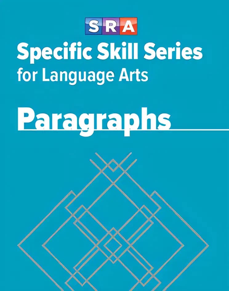 Book cover of 'Specific Skill Series for Language Arts - Paragraphs Book - Level D'